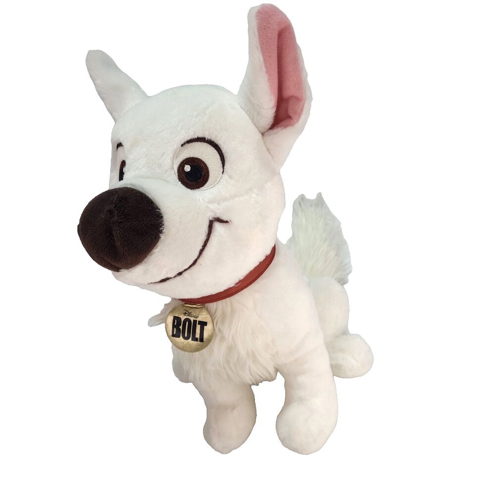 Disney Bolt Puppy Dog Plush 13" movie stuffed toy exclusive retired for repair